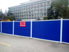 Custom Height Blue Construction Barrier, High-Visibility Fence for Highway Construction & Urban Renovation