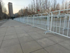 Reusable Iron Horse Barrier, Durable Temporary Guardrail for Municipal Maintenance, Festival Security