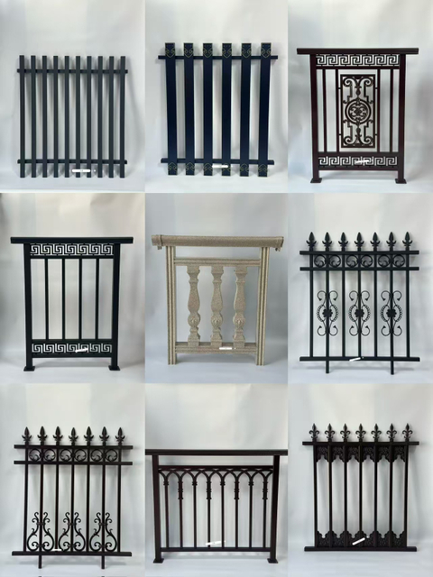 Vintage Decorative Fence Panel - Rust-Proof Metal Design for Garden, Pool & Commercial Use