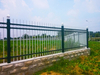 Heavy-Duty Zinc Coated Steel Guardrail, Weather-Resistant Fence for Driveway, Poolside & Commercial Area