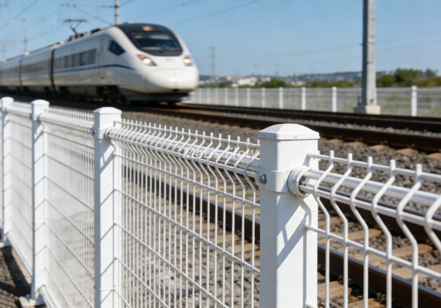 Heavy Duty Railway Fence Anti-Corrosion Powder Coated Fence for Railway Track & Platform Isolation