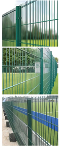Durable Double Wire Security Fence Weatherproof Anti-Fade Fence for Residential Community & School Safety