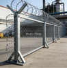Portable Razor Wire Temporary Fence - Quick-Install Security Barrier for Construction & Border