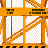 Easy Install Construction Hoist Safety Gate Corrosion Resistant Elevator Entry Guard Gate