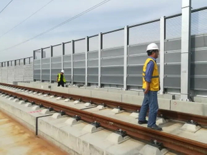 Highway Noise Barrier Fence | Galvanized Steel Soundproof Barrier | 30dB Noise Reduction | JT/T 646 Compliant