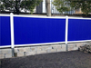 Blue Construction Hoarding, Heavy-Duty Temporary Fence for Construction Site Safety & Crowd Control
