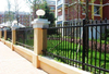 Custom Wrought Iron Fence Artistic Pattern Anti-Rust Fence for High-End Residential & Courtyard Landscaping