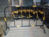 Reusable Iron Horse Barrier, Durable Temporary Guardrail for Municipal Maintenance, Festival Security