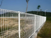 Heavy Duty Double Loop Mesh Fence Powder Coated Anti-Rust Fence for Industrial Factory & Warehouse Isolation