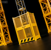 Easy Install Construction Hoist Safety Gate Corrosion Resistant Elevator Entry Guard Gate