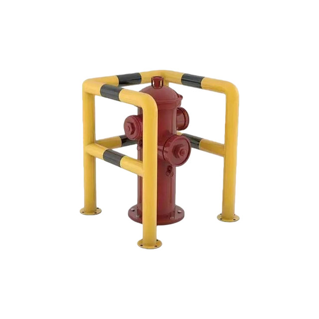 Portable Warning Guardrail | Municipal Road Barrier | Anti-Impact | Red-White Reflective Strips | For Maintenance/Temporary Diversion