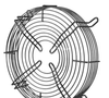 Heavy Duty Metal Fan Guard - Universal Protective Grill for Industrial & Home Fans