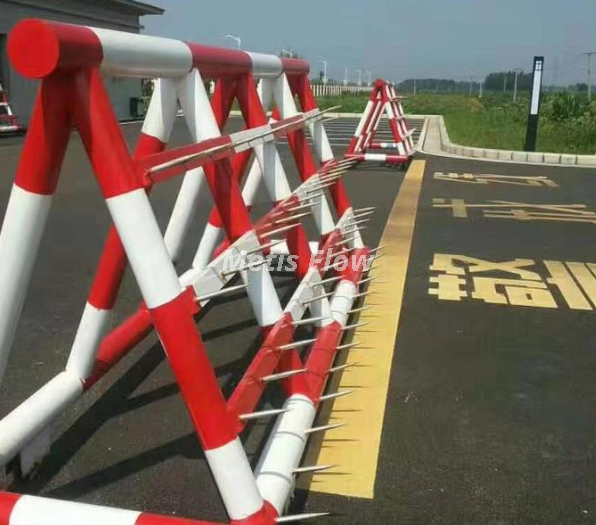 Compact Anti-Ramming Barrier - Multipurpose Vehicle Security Fence for Campus & Hospital