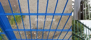 Double Wire Mesh Fence Anti-Corrosion Galvanized Security Fence for Garden Yard Perimeter Isolation