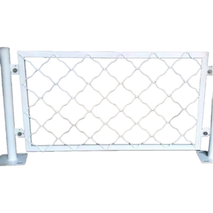 Hot-Dip Galvanized Meige Net | Anti-Theft Window Guard | 10×10cm Grid | Impact-Resistant | For High-Rise Balconies/Walls