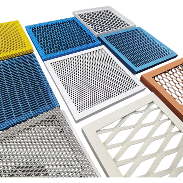Colored Aluminum Plate Mesh | Home Partition Mesh | High Decorativeness | Easy Installation | For Living Room/Balcony Zoning
