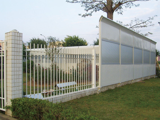 Galvanized Steel Noise Barrier Wall High-Density Soundproof for Highway & Railway