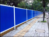 Blue Construction Hoarding, Heavy-Duty Temporary Fence for Construction Site Safety & Crowd Control