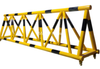 Steel Anti-Vehicle Crash Barrier - Weatherproof Perimeter Defense for Commercial Areas