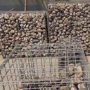Easy-Assemble Gabion Boxes PVC Coated Wire Mesh Cages for Coastal Area & Wetland Protection