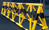 Steel Anti-Vehicle Crash Barrier - Weatherproof Perimeter Defense for Commercial Areas