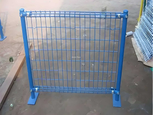 Double Loop Wire Fence Hot-dip Galvanized Anti-Corrosion Fence for Farm Pasture Perimeter Security Protection