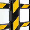 High Visibility Workshop Guardrail Yellow Powder Coated Guardrail for Factory Safety Zone & Hazardous Area Isolation