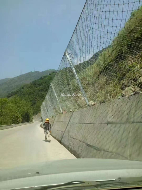 Slope Protection Net High Strength Galvanized Flexible Net for Mountain Rockfall Prevention & Slope Stabilization