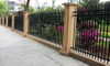 Custom Wrought Iron Fence Artistic Pattern Anti-Rust Fence for High-End Residential & Courtyard Landscaping