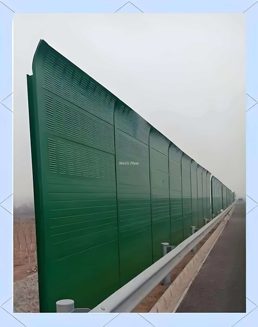 Modular Aluminum Noise Barrier Eco-Friendly Sound Reduction for Residential Area