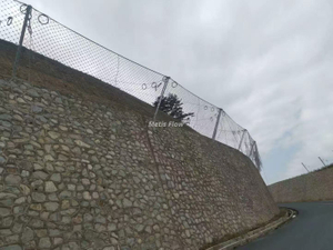 Passive Slope Protection Net Heavy Duty Anti-Impact Net for Slope Bottom Rockfall Interception & Safety